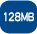 128MB