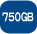 750GB