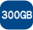 300GB