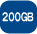 200GB